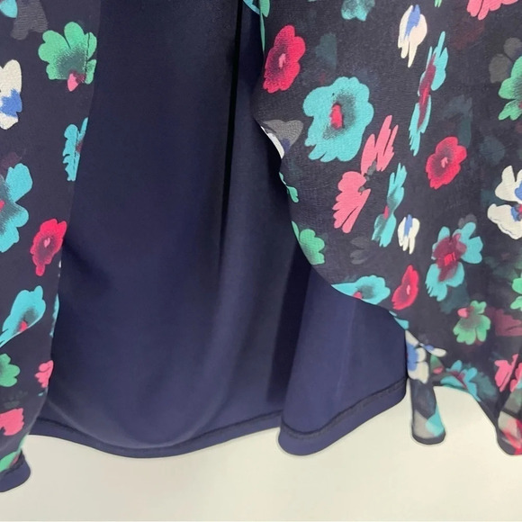 Betsey Johnson Y2K Coquette Girl Floral High Neck Sleeveless Midi Dress - Picture 2 of 6